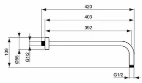 Sistem de dus Ideal Standard Ceratherm 100 termostatic