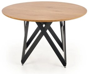 Masa de bucaterie Mozambic, stejar auriu / negru