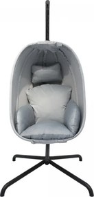 MIADOMODO scaun suspendat de tip hamac, gri, capacitate maxi