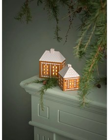 Sfeșnic pentru lumânări pastilă din ceramică Gingerbread Lighthouse – Kähler Design