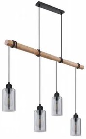Suspensie vintage 4 becuri E27 Hadera 15465-4H1 Globo