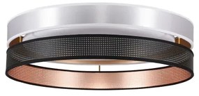 Duolla-Plafonieră LED ROLLER DUO SH. LED/24W/230V d. 45 cm argintiu/negru