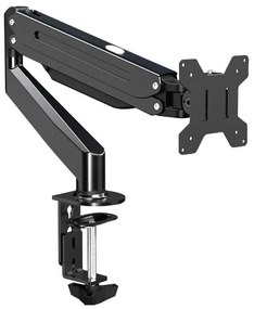 Suport monitor Esperanza ERW019, 17"-27", Pentru 1 monitor, Mecanism cu arc, VESA 75/100 mm, Pana la 6 kg, Negru