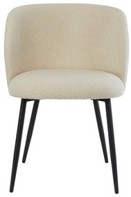 Scaun de sufragerie bej tapițat Elyna – Light &amp; Living