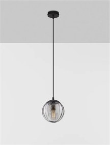 Pendul modern, Metal, Negru, Sticla, Fumurie, ABBACUS