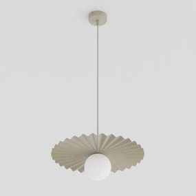 Lustră suspendată pe cablu UMBRA 1xG9/8W/230V bej