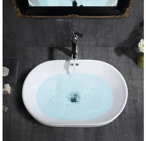 Lavoar Arleta alb ceramica sanitara - 59 cm