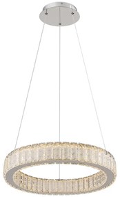 Lustră LED dimabilă pe cablu Globo 67162-50 MUCKY LED/50W/230V d. 50 cm + telecomandă