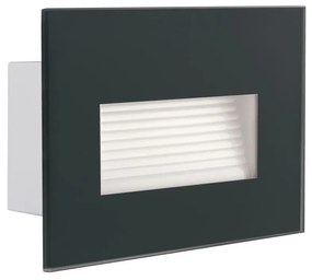 Corp de iluminat LED încastrat GLASI LED/3W/230V 4000K IP44 negru Kanlux 33695