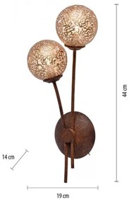 Paul Neuhaus 9032-48 - Lampă de perete GRETA 2xG9/40W/230V