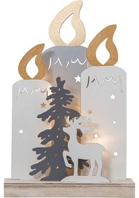 Decorațiune luminoasă albă de Crăciun Fauna – Star Trading