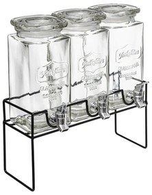 Set 3 dozatoare pentru bauturi, 3 x 1.5 L