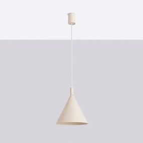 Sollux SL.2524 - Lampă suspendată pe cablu NOX 1xE27/15W/230V crem