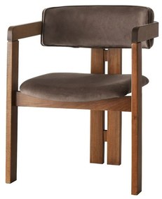 Scaun de sufragerie CO Dark Brown and Walnut