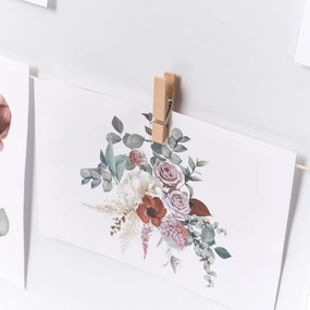 Ramă foto de perete în culoare naturală 43x43 cm – Casa Selección