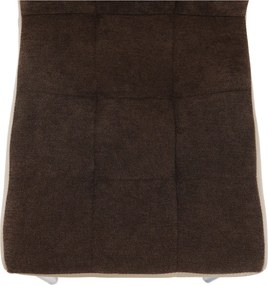 Scaun bucătărie, maro/bej/crom, GERDA NEW