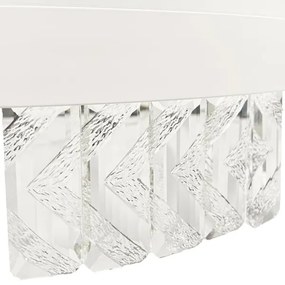 Lustră LED dimabilă aplicată LED/75W/230V 3000-6500K alb + telecomandă