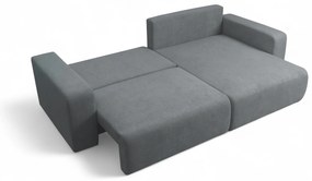 Colțar extensibil Avia L universal - gri stofă boucle Gerra 70