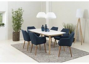 Masă de sufragerie BERG alb