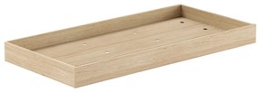 Pat Cabină Forrest Beech 90x200 cm, pentru Camera Copii, din Lemn de Fag, cu Sertar și Bară de Siguranță – Vipack