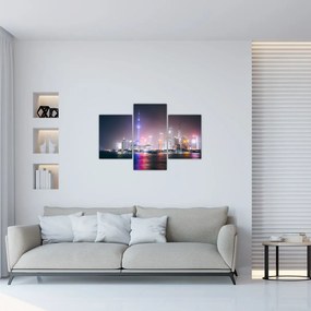 Tabloul Shangai nocturn (90x60 cm)
