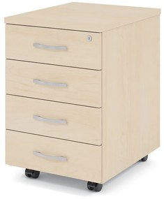 Container Impress 40,6 x 50,1 cm - 4 sertare, paltin