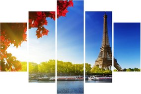 Tablou - toamna la Paris (150x105 cm)