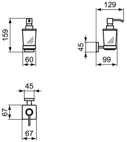 Dozator sapun lichid Ideal standard IOM E2252AA