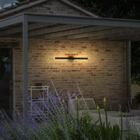 Ideal Lux - Aplică LED de exterior LINEA, 23W/230V, CRI 90, 144 cm, IP54, negru