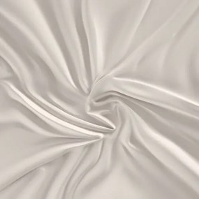 Cearșaf de pat satinat Kvalitex Luxury collection  alb, 100 x 200 cm + 15 cm, 100 x 200 cm