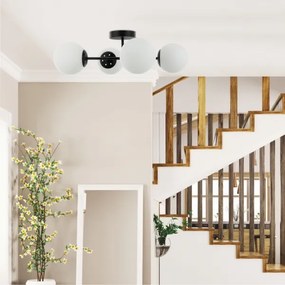 Lustră aplicată MADDIE 4xE14/5W/230V neagră