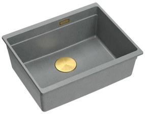 Chiuveta din granit Logan 100 gri metalic