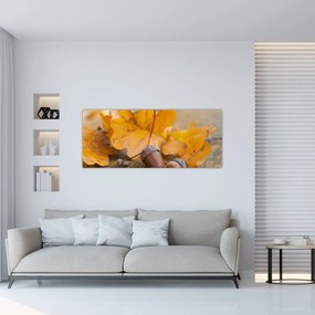 Tablou - Ghinde de toamnă (120x50 cm)