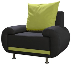 Fotoliu Almonis (negru + verde). 616168