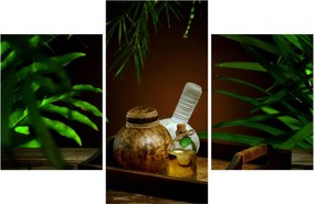 Tablou cu obiectele spa (90x60 cm)