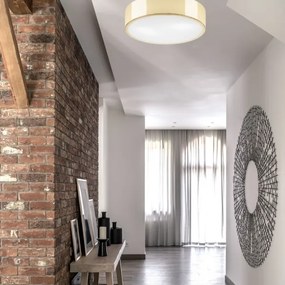 Plafonieră DANTE 2xE27/60W/230V d. 36 cm aurie