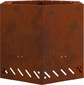 vidaXL Focar Fără Fum Maro 58 x 58 x 51 cm