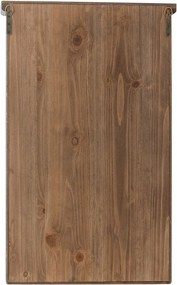 Vitrină neagră din lemn de brad suspendată 50x80x14 cm Hazem – Bloomingville