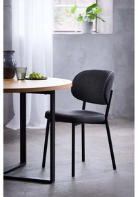 Scaun de dining gri închis Fowler – Unique Furniture