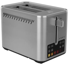 Prajitor de paine inteligent AENO ATS0004, 1600W, 4 felii, 6 trepte, 3 functii, Tava pentru firimituri detasabila, Inox