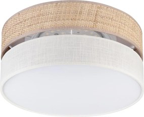 Plafonieră LED SIRJA BOHO LED/20W/230V, Ø 35 cm, bej/crem