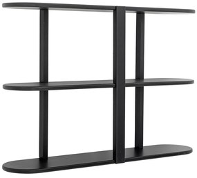 Raft negru etajat 80 cm Vicente – Bloomingville