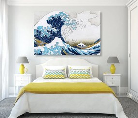 Tablou reproducere Marea vală de la Kanagawa - Katsushika Hokusai