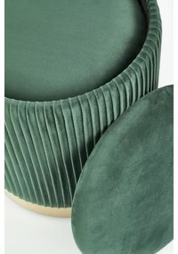 SET 2x taburet MONTY d. 36/44 cm verde/auriu