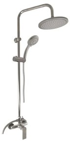 RAV Slezák NL182.5/7MGL - Set de duș cu baterie, finisaj NIL gri lucios