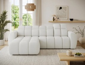 Colțar extensibil electric ELTAP Fanito Stânga 288x200 cm | Funcție pat 84x232 | Tetieră reglabilă | Design premium (Culoare: Bej / Amore 18)