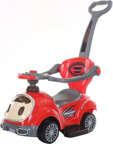 Masinuta copii si bebe NOVOKIDS™ BabyCar, Cu melodii si lumini, Maner de impins pentru parinti detasabil, Functie trotineta fara pedale, Pentru