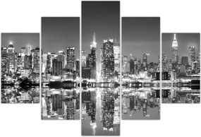 Tablou - New York, alb-negru (150x105 cm)