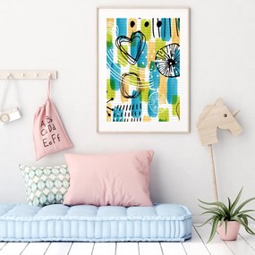 Poster - Abstracție de copii (A4)
