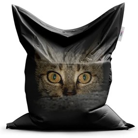 Sac de șezut Classic pisică - pentru copii, negru